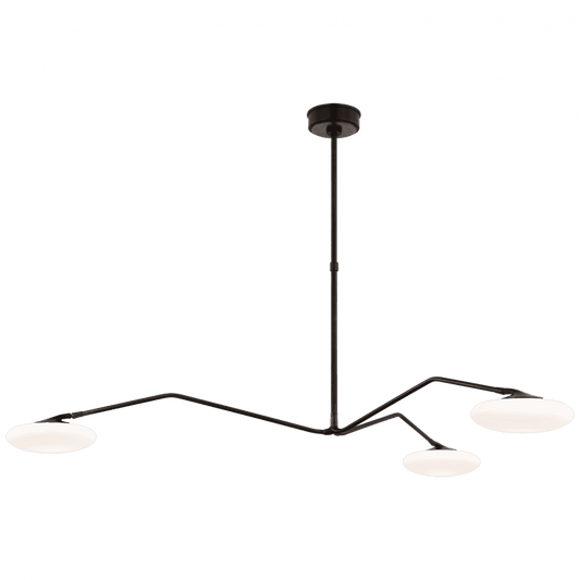 Visual Comfort Signature Brindille LED Extra Large Chandelier Gun Metal