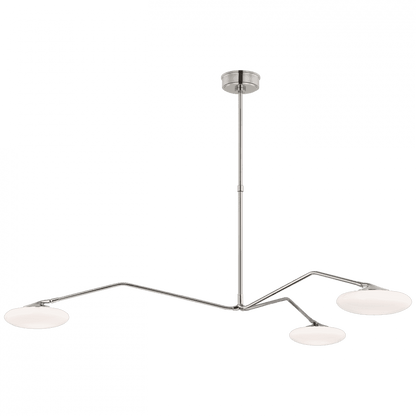 Visual Comfort Signature Brindille LED Extra Large Chandelier Polished Nickel