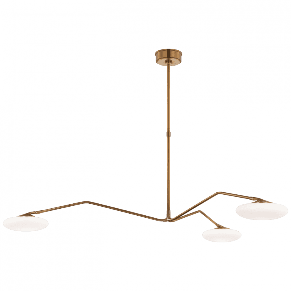 Visual Comfort Signature Brindille LED Extra Large Chandelier Soft Brass