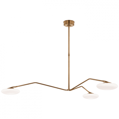Visual Comfort Signature Brindille LED Extra Large Chandelier Soft Brass