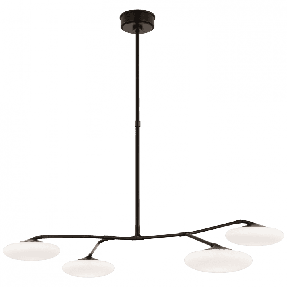 Visual Comfort Signature Brindille LED Large Chandelier Gun Metal