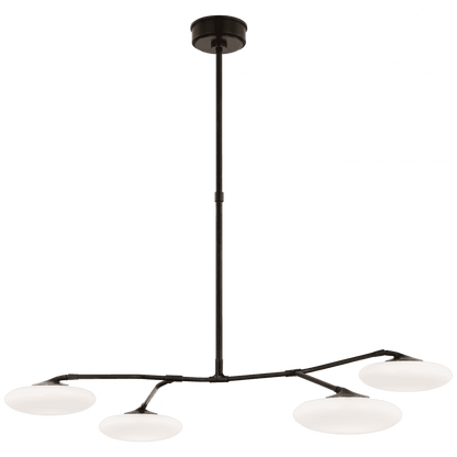 Visual Comfort Signature Brindille LED Large Chandelier Gun Metal