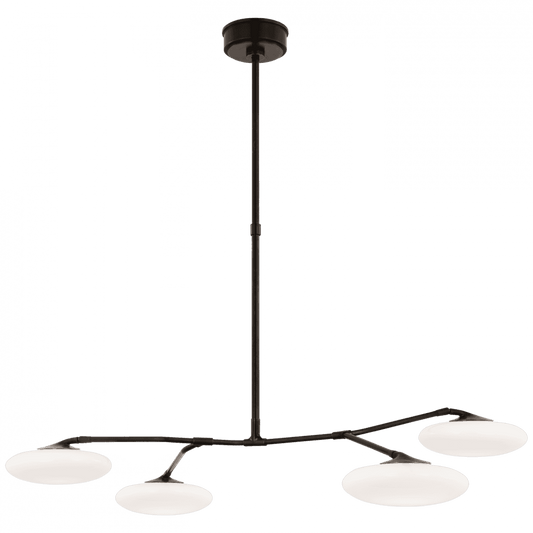 Visual Comfort Signature Brindille LED Large Chandelier Gun Metal