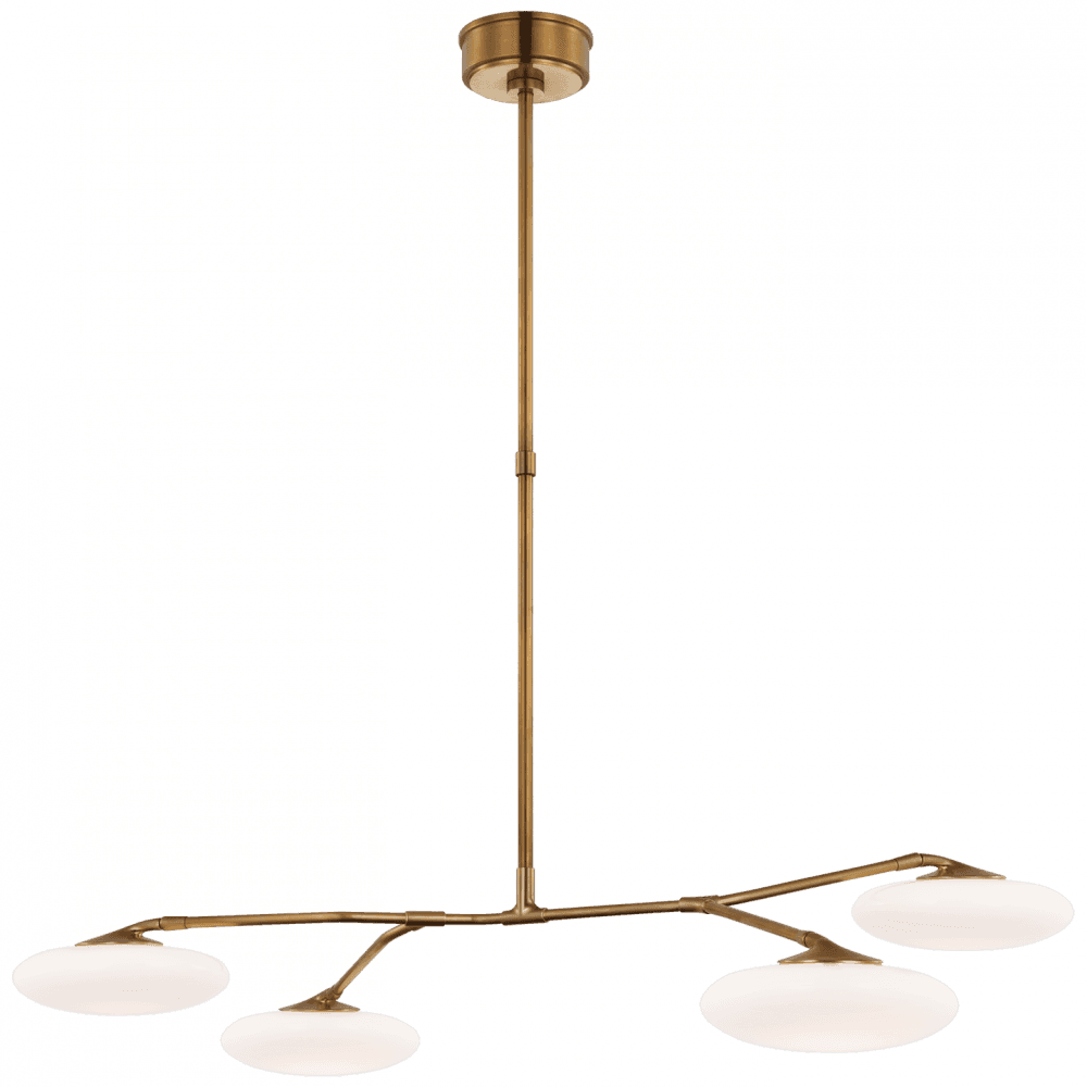 Visual Comfort Signature Brindille LED Large Chandelier Soft Brass