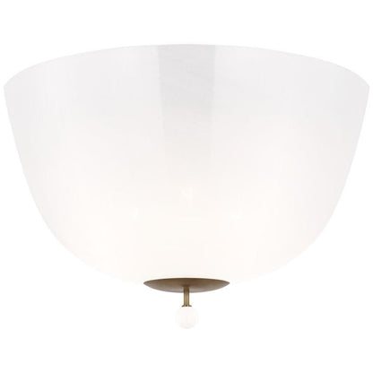 Visual Comfort & Co. Signature Collection Brisa 16" Semi-Flush Mount, Visual Comfort & Co. Signature Collection ARN 4232HAB-WSG DDDCX
