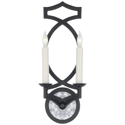 Visual Comfort Signature Brittany Wall Sconce Venetian Silver
