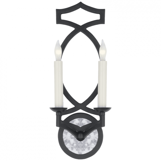 Visual Comfort Signature Brittany Wall Sconce Venetian Silver