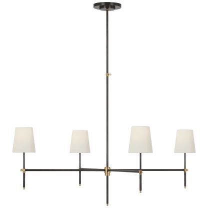 Visual Comfort Signature Bryant Extra Large Chandelier Bronze and Hand-Rubbed Antique Brass