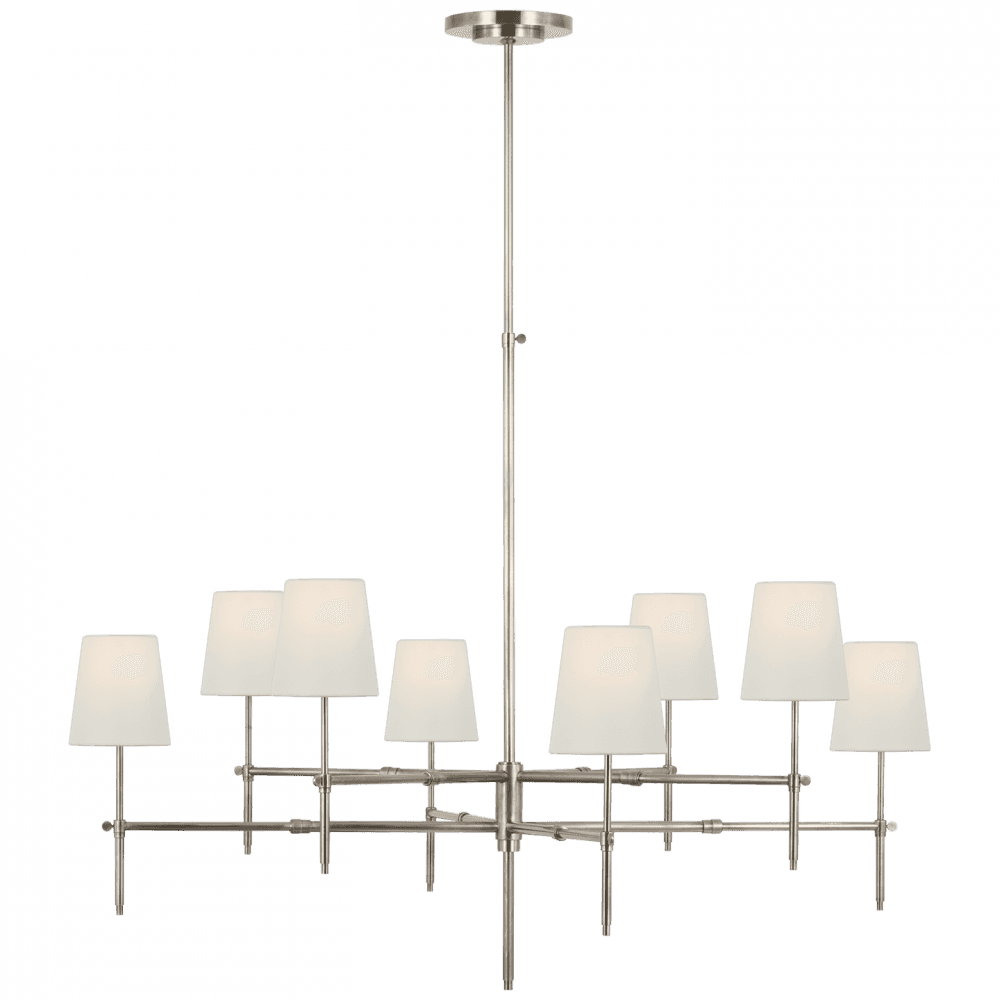 Visual Comfort Signature Bryant Extra Large Two Tier Chandelier Antique Nickel