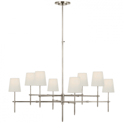 Visual Comfort Signature Bryant Extra Large Two Tier Chandelier Antique Nickel
