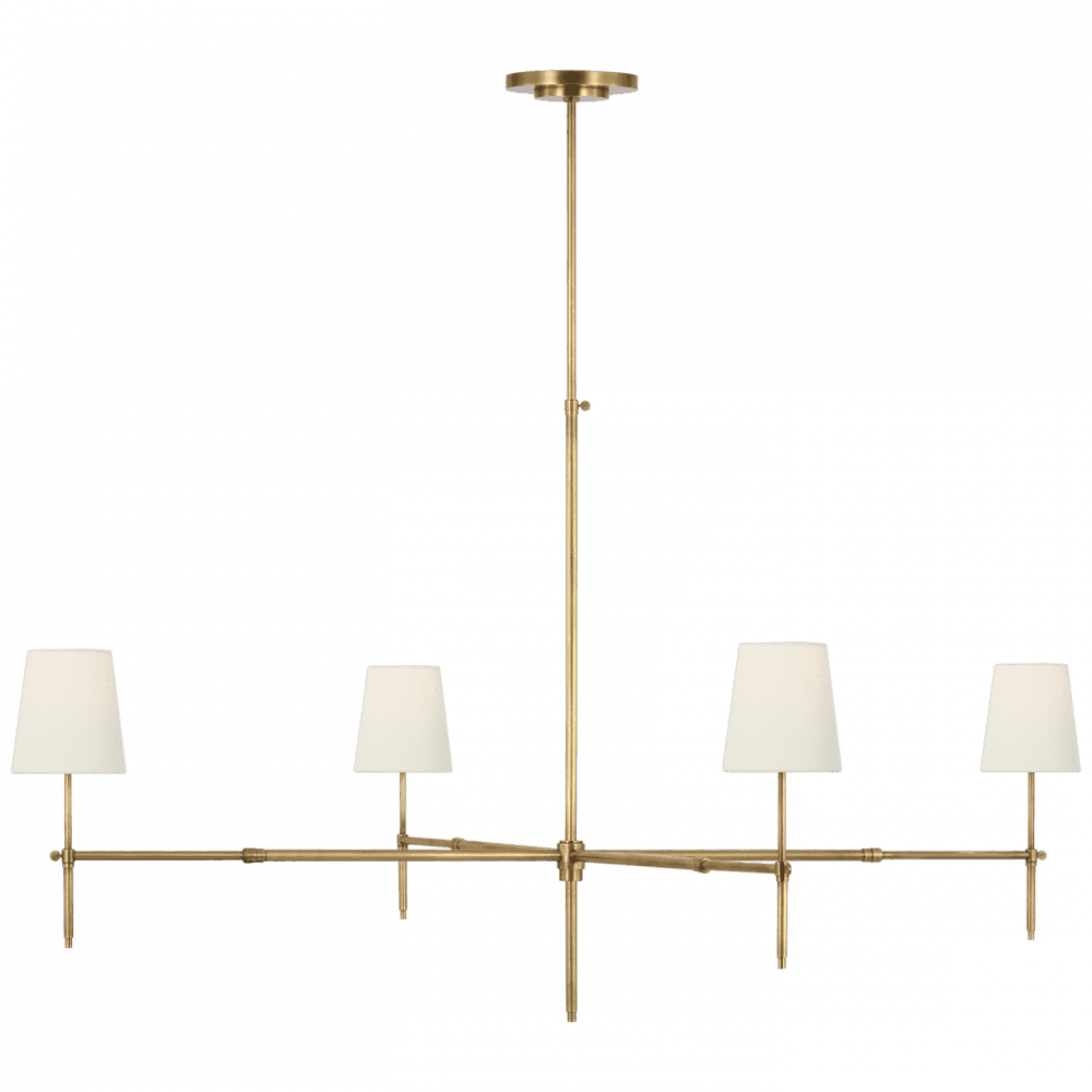 Visual Comfort Signature Bryant Grande Chandelier Hand-Rubbed Antique Brass
