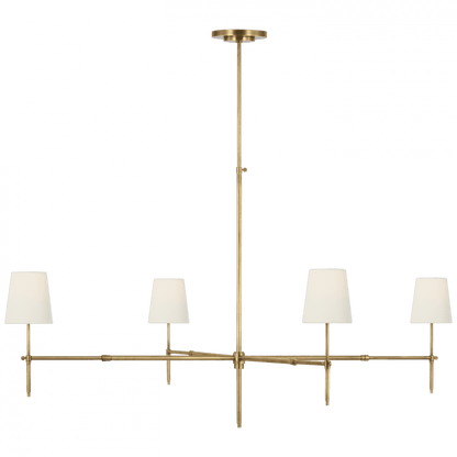 Visual Comfort Signature Bryant Grande Chandelier Hand-Rubbed Antique Brass