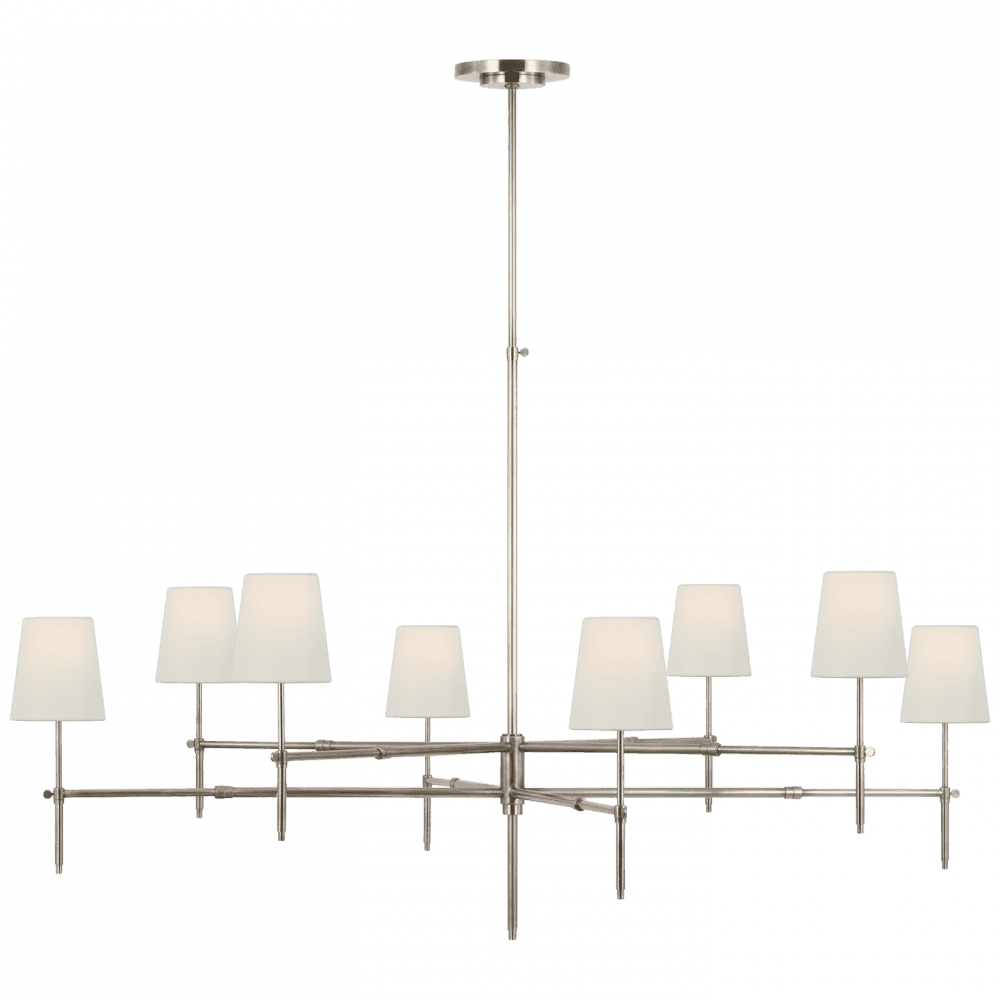 Visual Comfort Signature Bryant Grande Two Tier Chandelier Antique Nickel