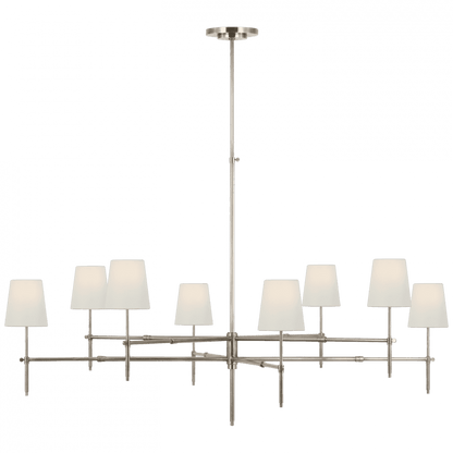 Visual Comfort Signature Bryant Grande Two Tier Chandelier Antique Nickel