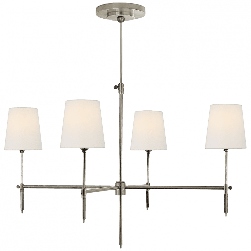 Visual Comfort Signature Bryant Large Chandelier Antique Nickel