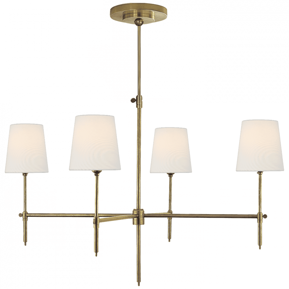 Visual Comfort Signature Bryant Large Chandelier Hand-Rubbed Antique Brass