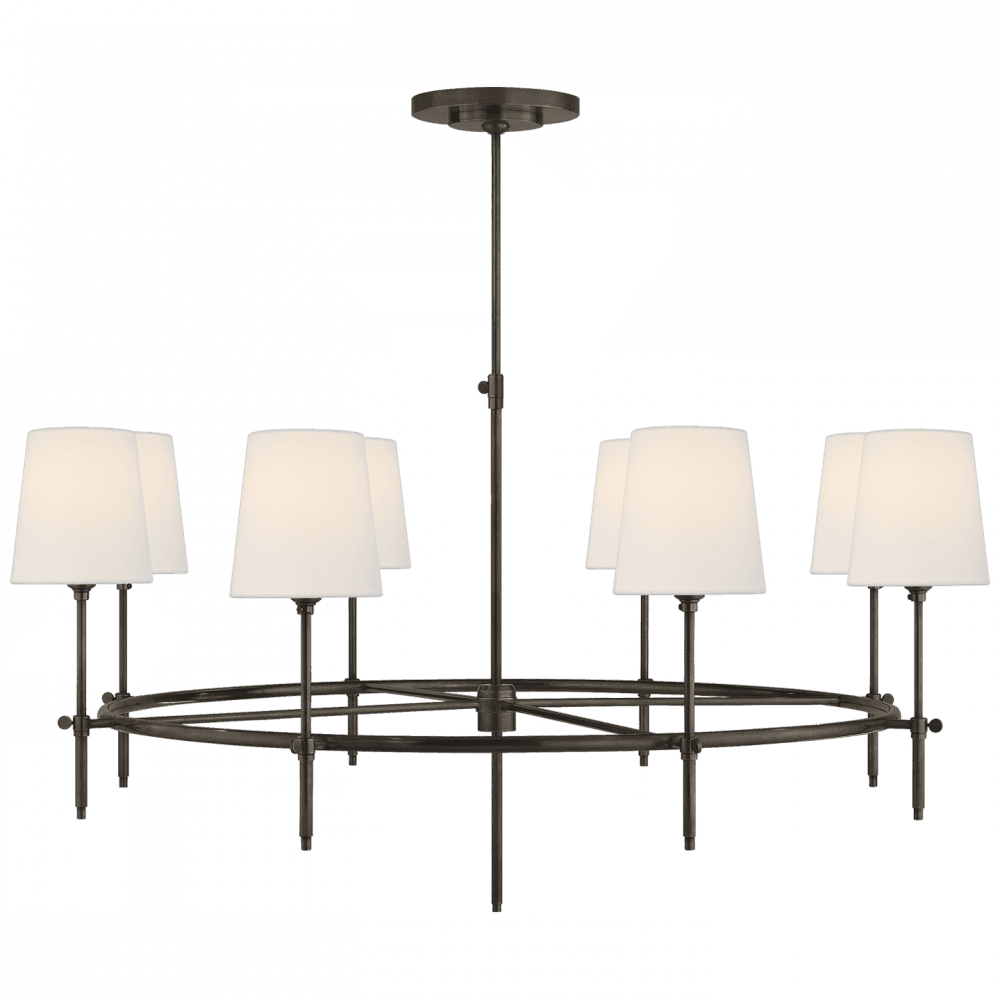 Visual Comfort Signature Bryant Large Ring Chandelier Bronze