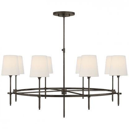 Visual Comfort Signature Bryant Large Ring Chandelier Bronze