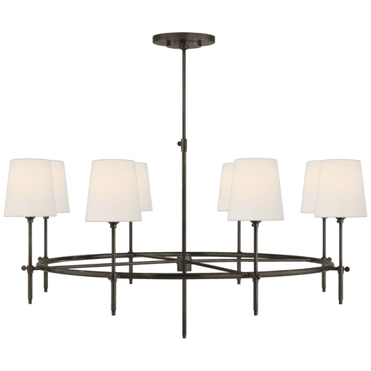 Visual Comfort Signature Bryant Large Ring Chandelier Bronze