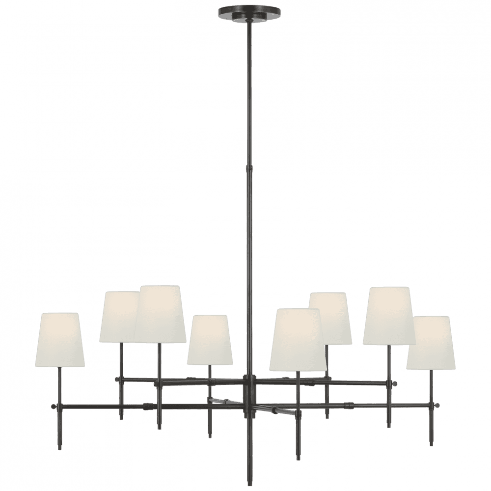 Visual Comfort Signature Bryant Large Two Tier Chandelier Bronze