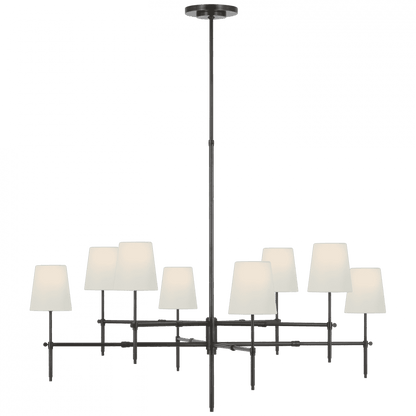 Visual Comfort Signature Bryant Large Two Tier Chandelier Bronze