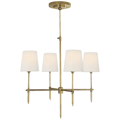 Visual Comfort Signature Bryant Small Chandelier Hand-Rubbed Antique Brass