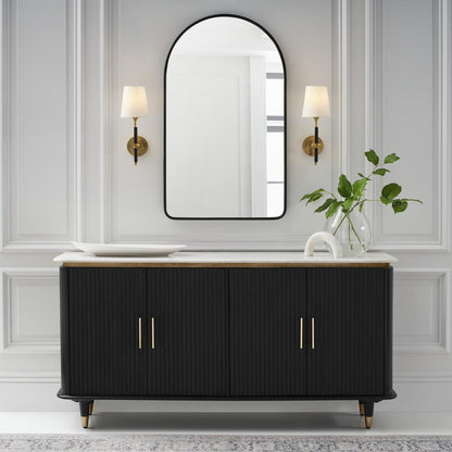 Visual Comfort & Co. Signature Collection Bryant Wrapped Sconce - Hand-Rubbed Antique Brass and Chocolate Leather