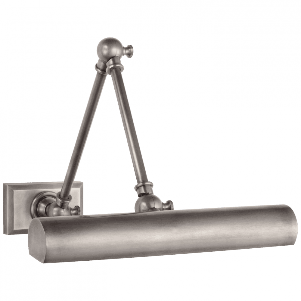Visual Comfort Signature Cabinet Maker Double Library Light Antique Nickel