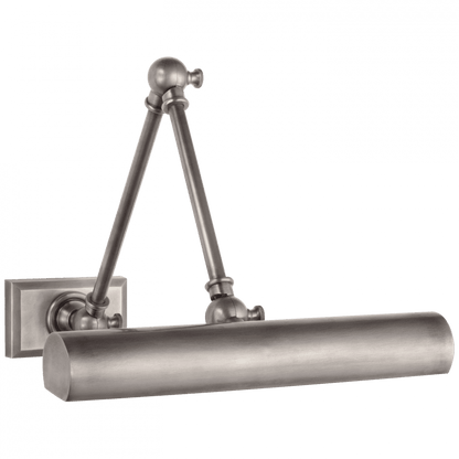 Visual Comfort Signature Cabinet Maker Double Library Light Antique Nickel