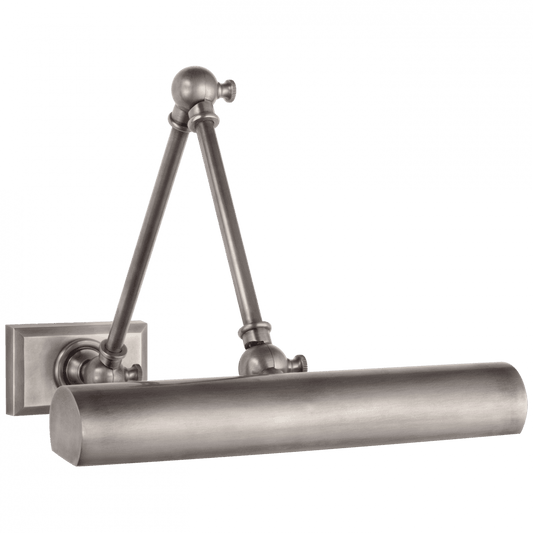Visual Comfort Signature Cabinet Maker Double Library Light Antique Nickel
