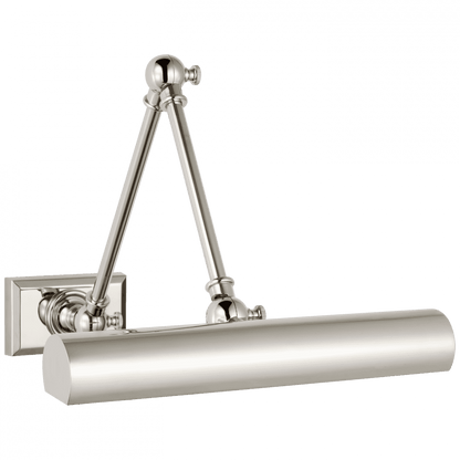 Visual Comfort Signature Cabinet Maker Double Library Light Polished Nickel