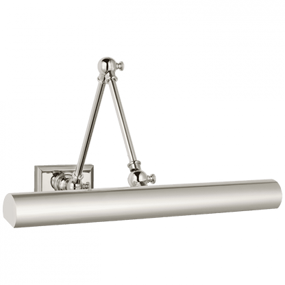 Visual Comfort Signature Cabinet Maker Double Library Light Polished Nickel