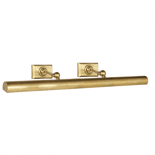 Visual Comfort Signature Cabinet Maker's Picture Light Hand-Rubbed Antique Brass
