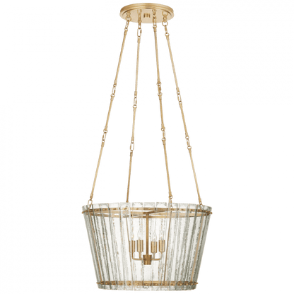 Visual Comfort Signature Cadence Chandelier Hand-Rubbed Antique Brass