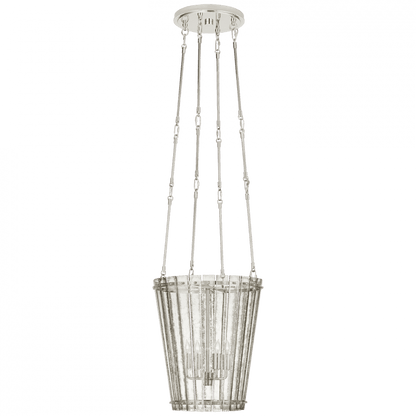 Visual Comfort & Co. Signature Collection Cadence Chandelier, 4-Light, Polished Nickel, 15"W (S 5652PN-AM CQ0PT)