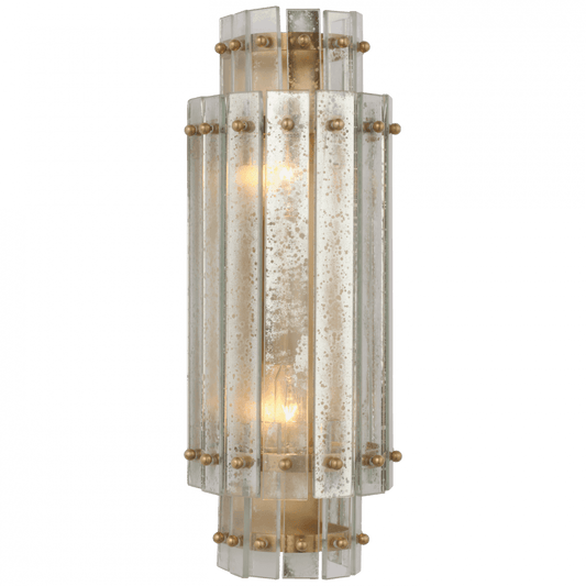 Visual Comfort Signature Cadence Small Tiered Sconce Hand-Rubbed Antique Brass