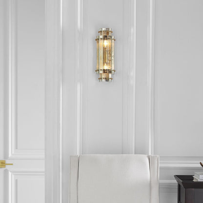 Visual Comfort & Co. Signature Collection Cadence Small Tiered Sconce - Hand-Rubbed Antique Brass