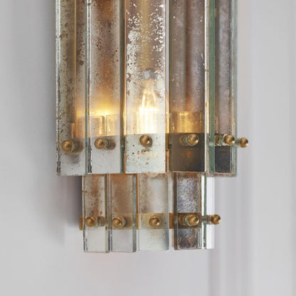 Visual Comfort & Co. Signature Collection Cadence Small Tiered Sconce - Hand-Rubbed Antique Brass