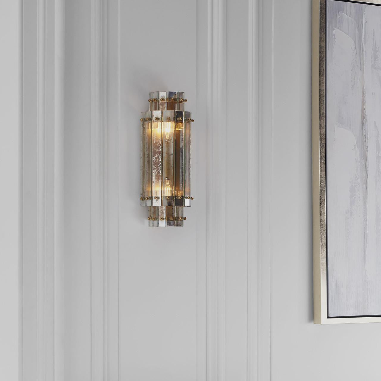 Visual Comfort Signature Cadence Small Tiered Sconce Polished Nickel