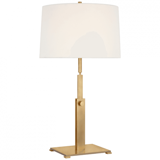Visual Comfort Signature Cadmus Large Adjustable Table Lamp Antique Brass