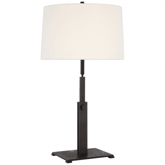 Visual Comfort Signature Cadmus Large Adjustable Table Lamp Warm Iron