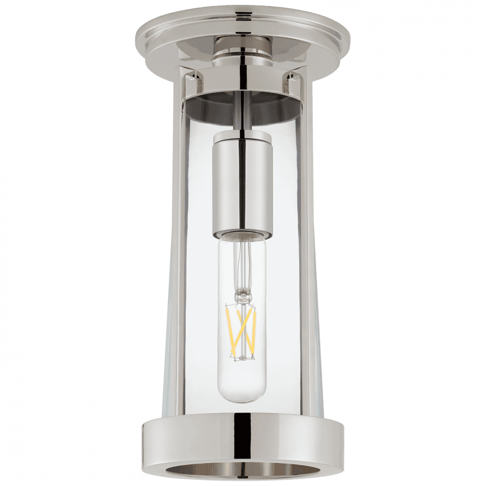 Visual Comfort Signature Calix Flush Mount Polished Nickel