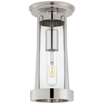 Visual Comfort Signature Calix Flush Mount Polished Nickel