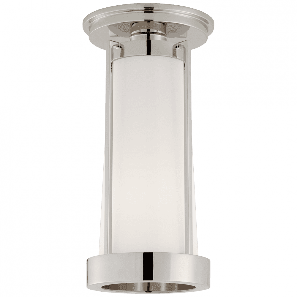 Visual Comfort Signature Calix Flush Mount Polished Nickel