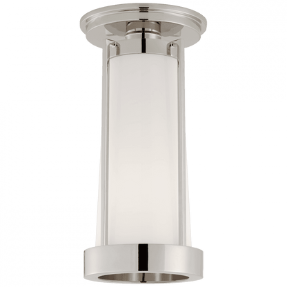 Visual Comfort Signature Calix Flush Mount Polished Nickel