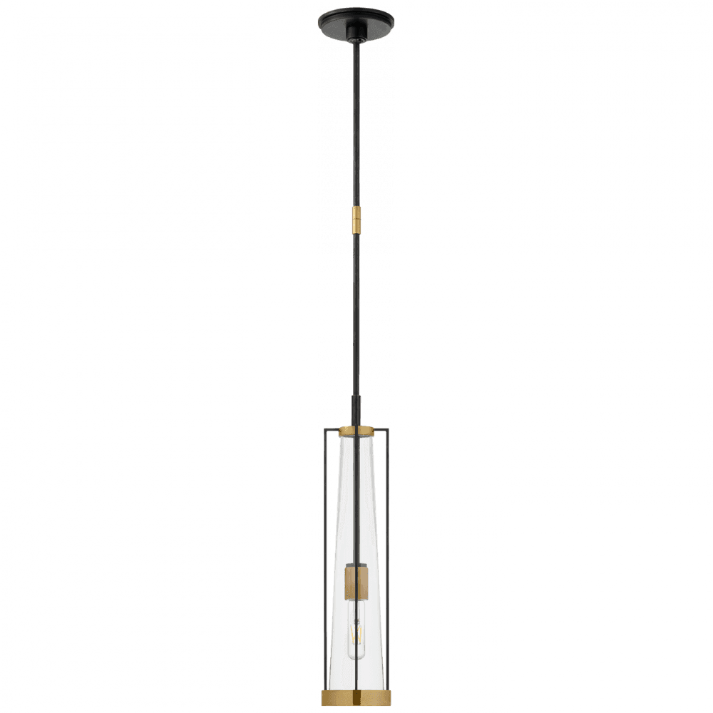 Visual Comfort Signature Calix Pendant Bronze and Brass