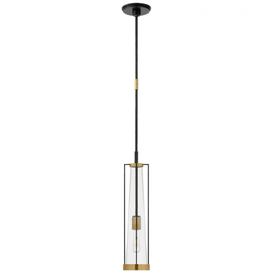 Visual Comfort Signature Calix Pendant Bronze and Brass