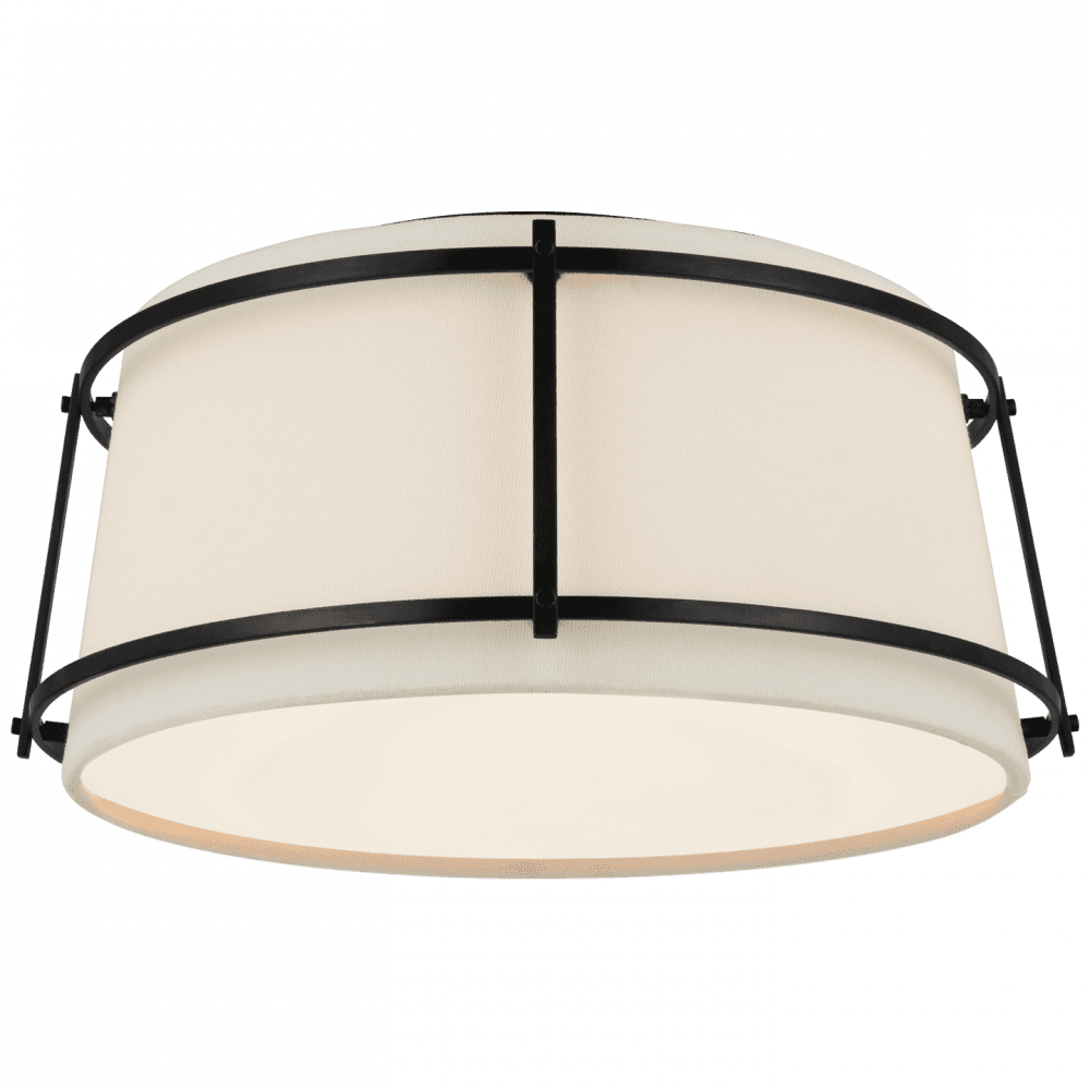 Visual Comfort Signature Callaway Small Flush Mount Bronze