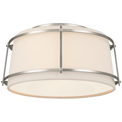 Visual Comfort Signature Callaway Small Flush Mount Polished Nickel