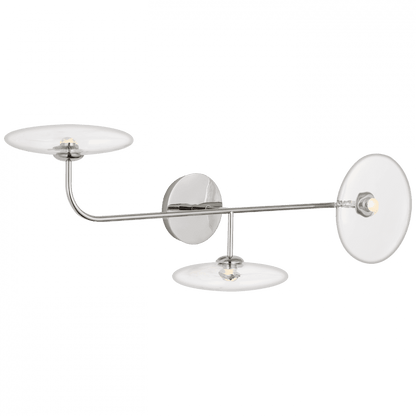 Visual Comfort Signature Calvino Large Arched Sconce Polished Nickel